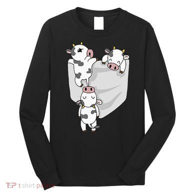 Cow Pocket Long Sleeve Shirt