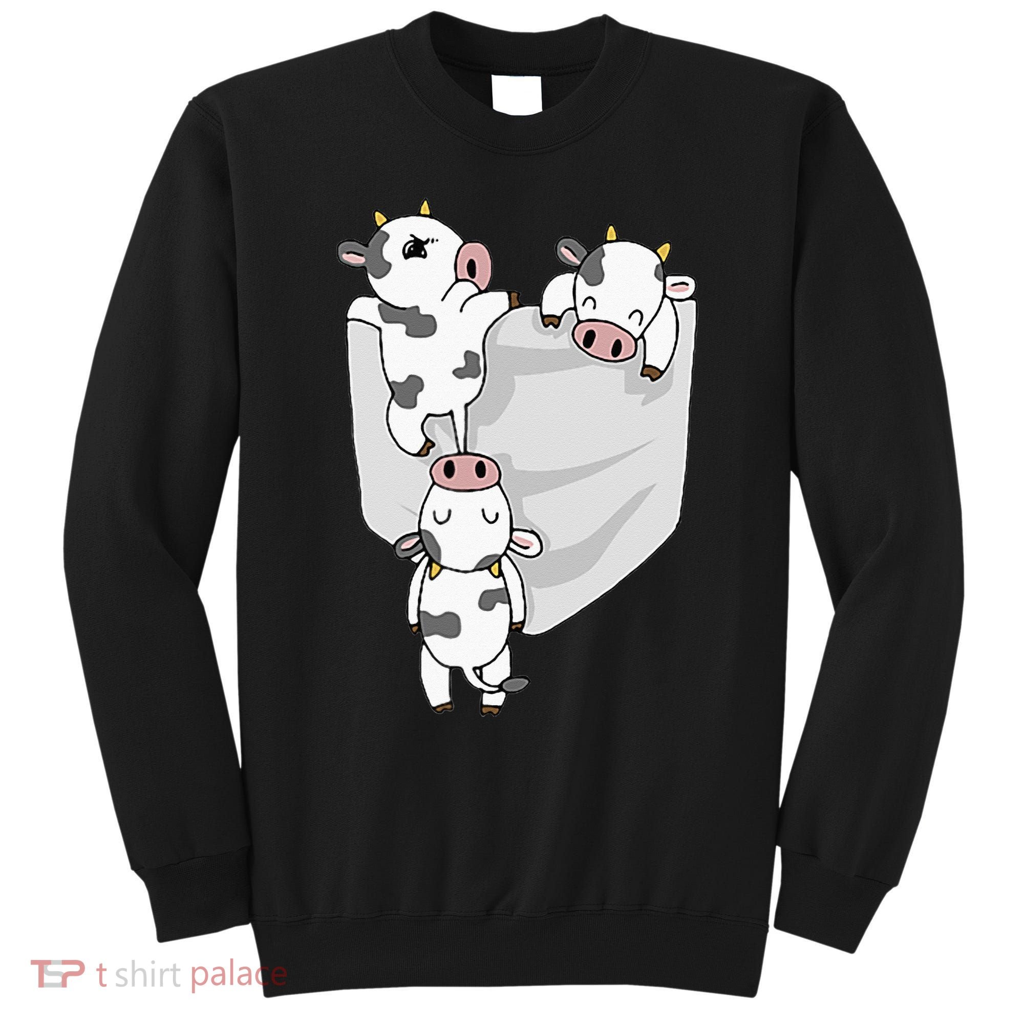 Cow Pocket Sweatshirt