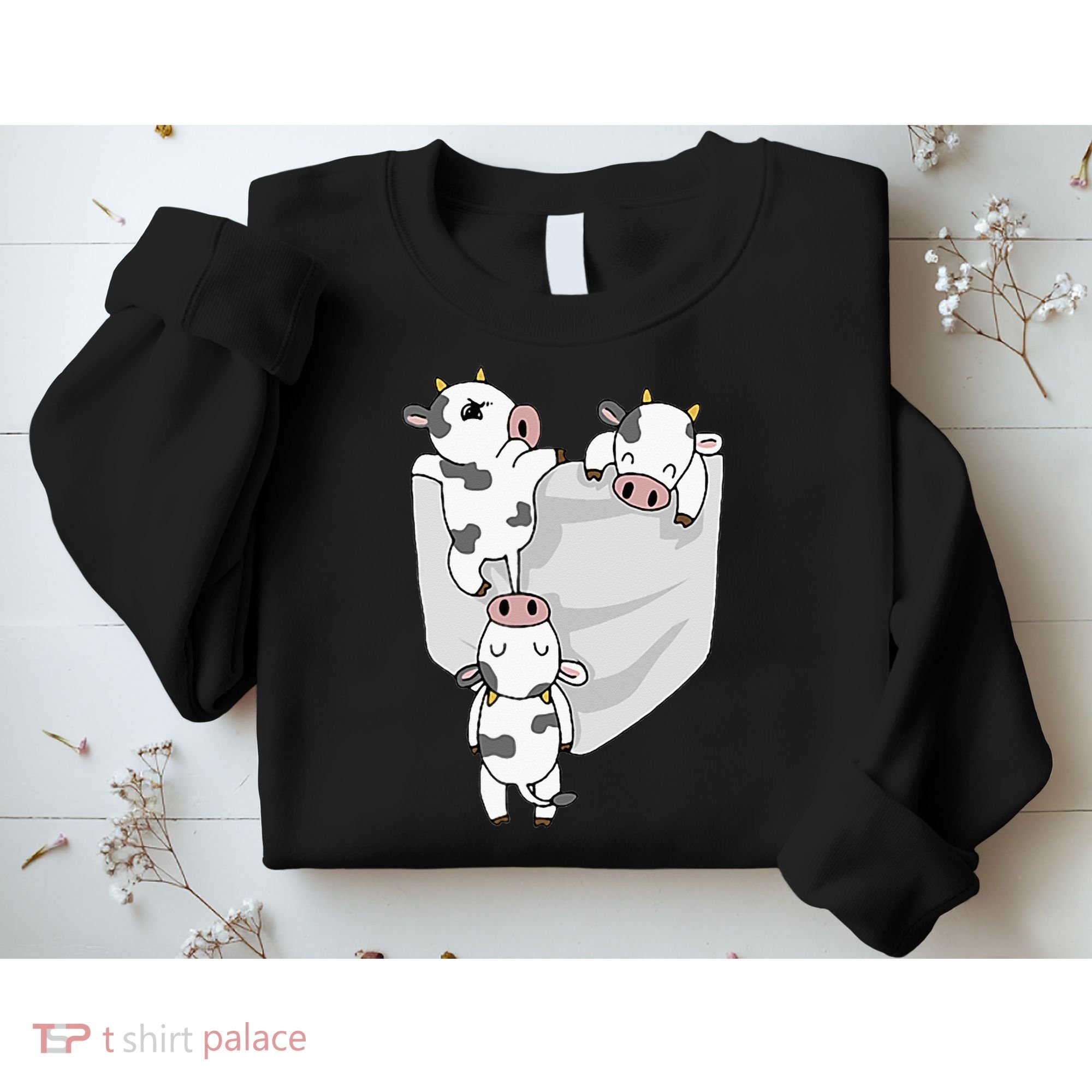 Cow Pocket Sweatshirt