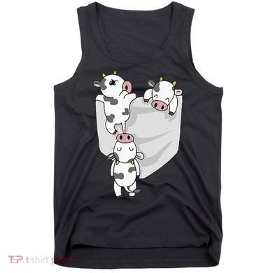 Cow Pocket Tank Top
