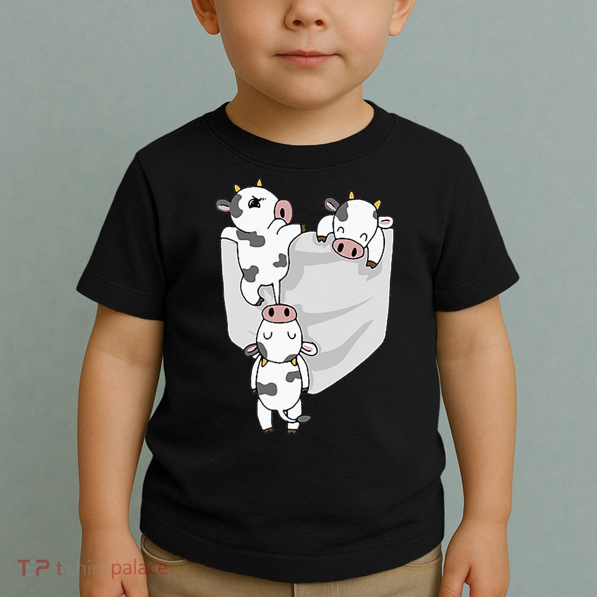 Cow Pocket Toddler T-Shirt