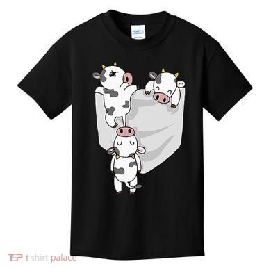 Cow Pocket Kids T-Shirt