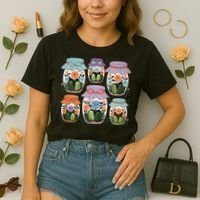 Canned Pickle Coquette Wildflower Canning Season Pickle Jar Comfort Colors Boxy T-Shirt thumb 2