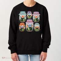 Canned Pickle Coquette Wildflower Canning Season Pickle Jar Women's Sweatshirt thumb 0