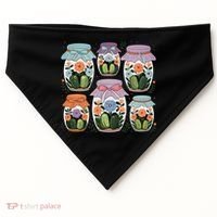 Canned Pickle Coquette Wildflower Canning Season Pickle Jar USA-Made Doggie Bandana thumb 0