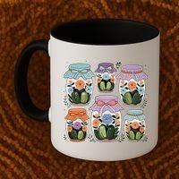 Canned Pickle Coquette Wildflower Canning Season Pickle Jar Coffee Mug thumb 2