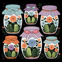 Canned Pickle Coquette Wildflower Canning Season Pickle Jar Coffee Mug thumb 5