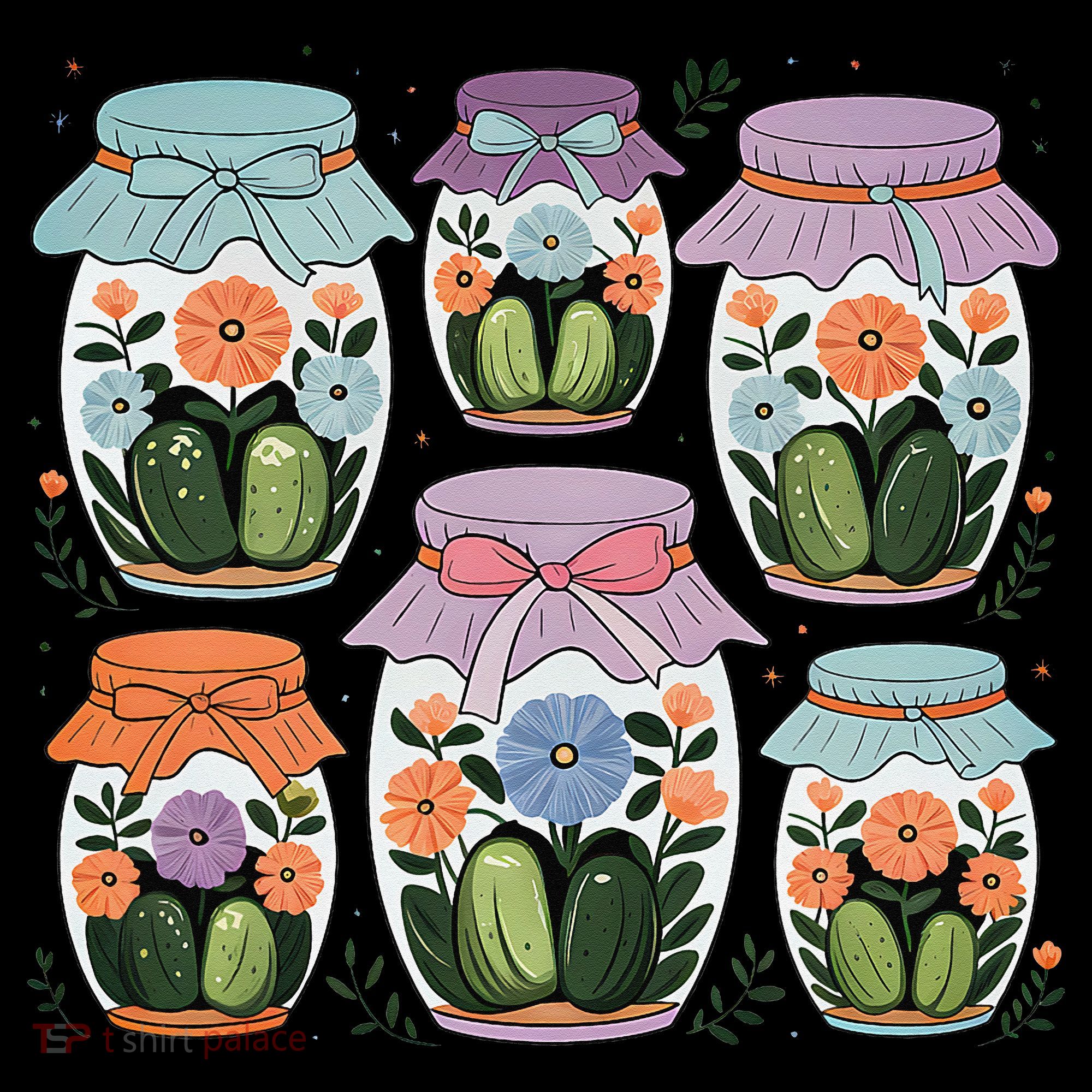 Canned Pickle Coquette Wildflower Canning Season Pickle Jar Coffee Mug