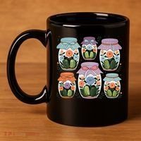 Canned Pickle Coquette Wildflower Canning Season Pickle Jar 11oz C Handle Ceramic Mug thumb 4