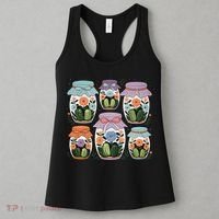 Canned Pickle Coquette Wildflower Canning Season Pickle Jar Women's Tank Top thumb 3