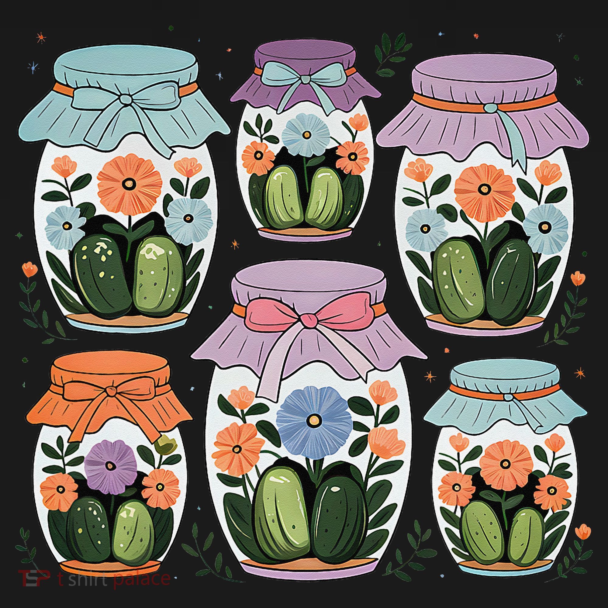 Canned Pickle Coquette Wildflower Canning Season Pickle Jar Baby Bodysuit