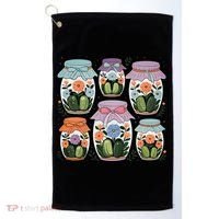 Canned Pickle Coquette Wildflower Canning Season Pickle Jar Golf Towel thumb 0