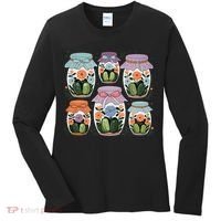 Canned Pickle Coquette Wildflower Canning Season Pickle Jar Women's Long Sleeve Shirt thumb 0