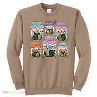 Canned Pickle Coquette Wildflower Canning Season Pickle Jar Sweatshirt thumb 0