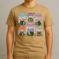 Canned Pickle Coquette Wildflower Canning Season Pickle Jar T-Shirt thumb 3