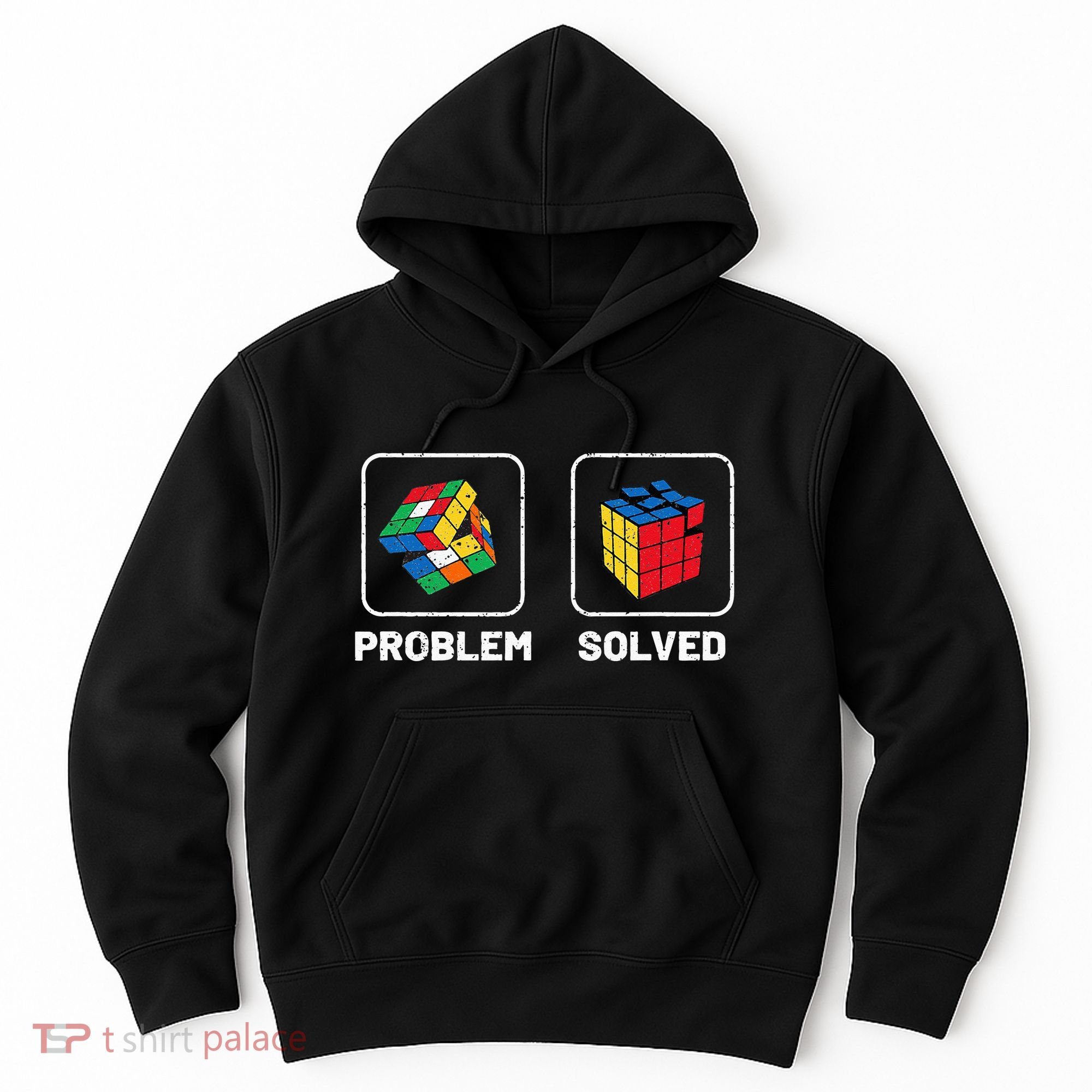 Competitive Puzzle Cube Problem Solved Speed Cubing Hoodie