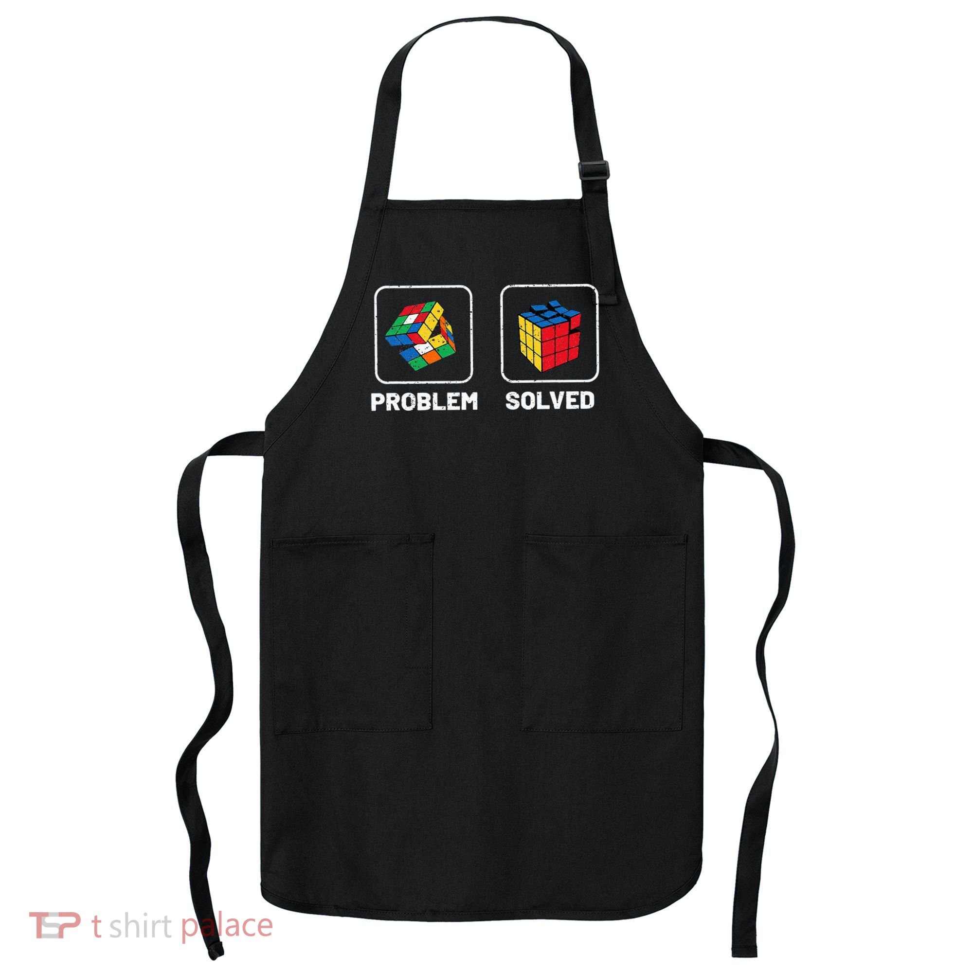 Competitive Puzzle Cube Problem Solved Speed Cubing Apron