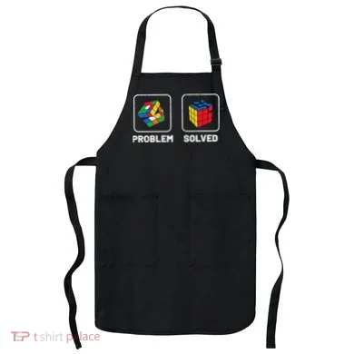 Competitive Puzzle Cube Problem Solved Speed Cubing Apron