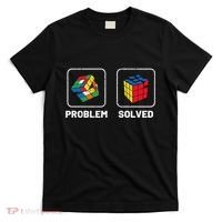 Competitive Puzzle Cube Problem Solved Speed Cubing T-Shirt thumb 0