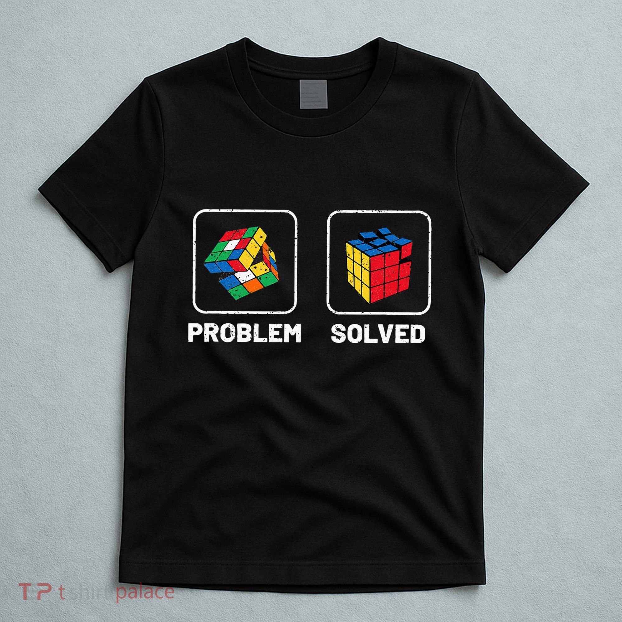 Competitive Puzzle Cube Problem Solved Speed Cubing T-Shirt