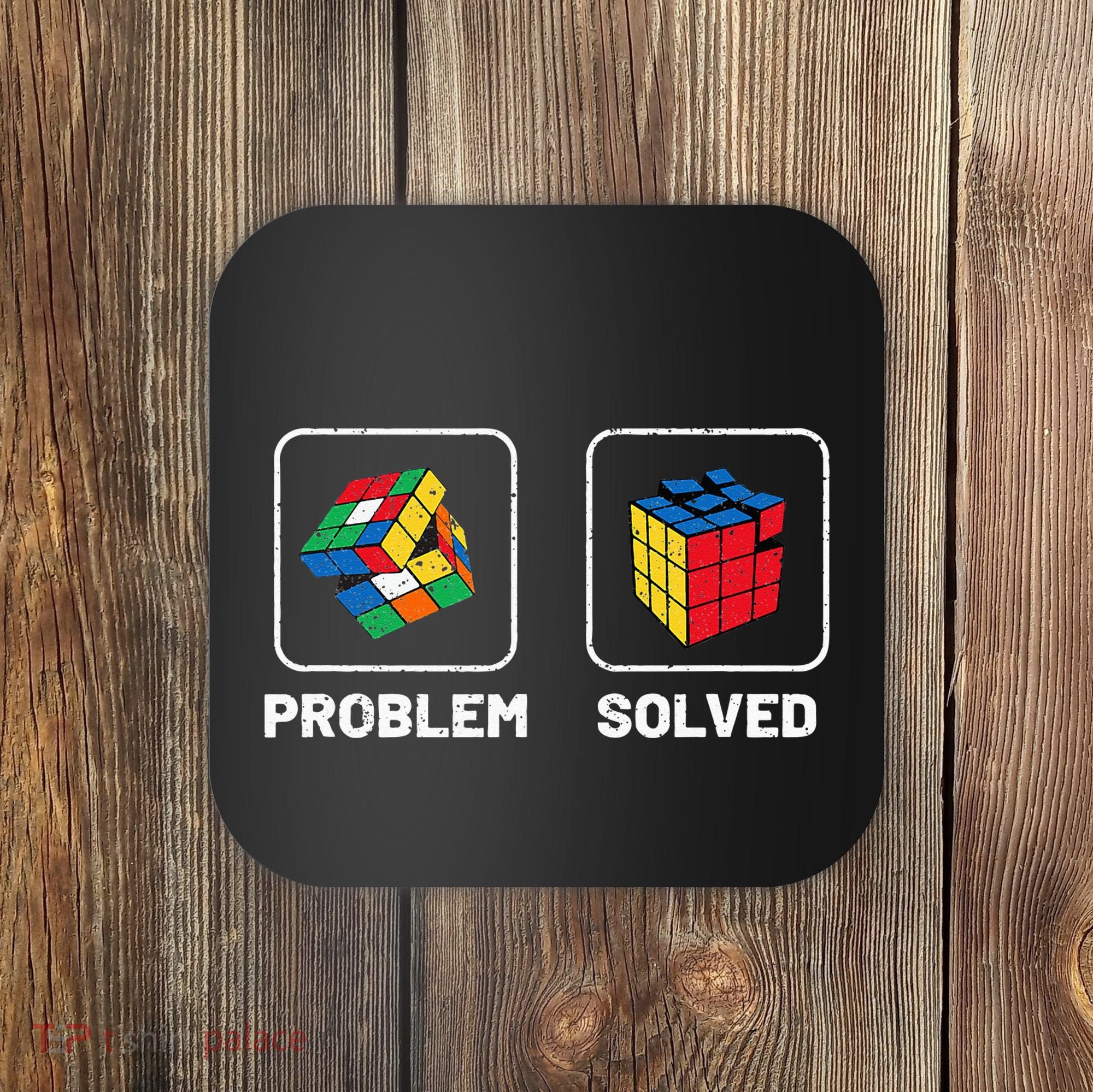 Competitive Puzzle Cube Problem Solved Speed Cubing Coaster