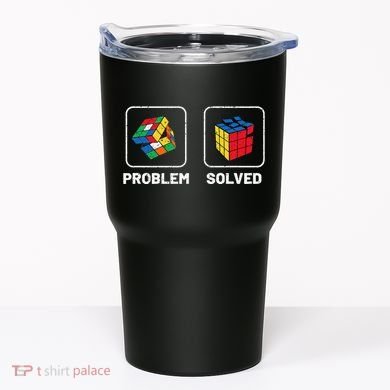 Competitive Puzzle Cube Problem Solved Speed Cubing Tumbler