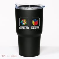 Competitive Puzzle Cube Problem Solved Speed Cubing Tumbler thumb 0