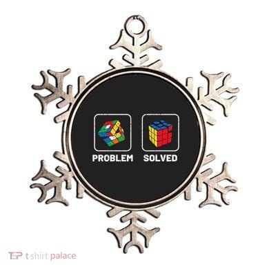 Competitive Puzzle Cube Problem Solved Speed Cubing Ornament