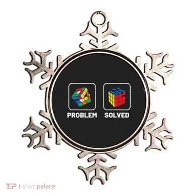 Competitive Puzzle Cube Problem Solved Speed Cubing Ornament