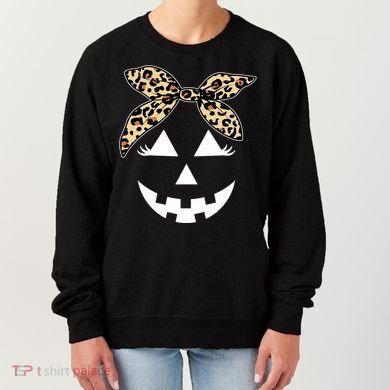 Cheetah Pumpkin Cute Halloween Women's Sweatshirt