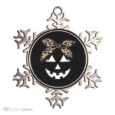 Cheetah Pumpkin Cute Halloween Ornament
