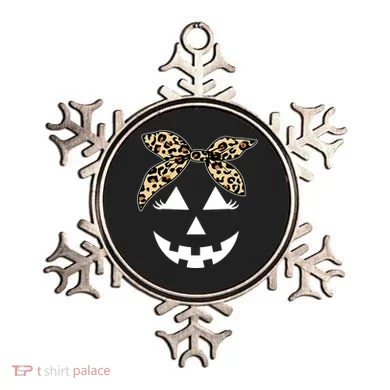 Cheetah Pumpkin Cute Halloween Ornament
