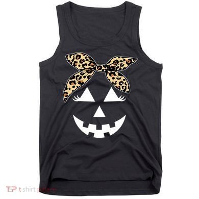 Cheetah Pumpkin Cute Halloween Tank Top