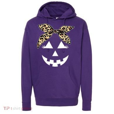 Cheetah Pumpkin Cute Halloween Hoodie