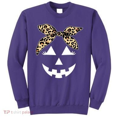 Cheetah Pumpkin Cute Halloween Sweatshirt