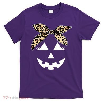 Cheetah Pumpkin Cute Halloween T-Shirt
