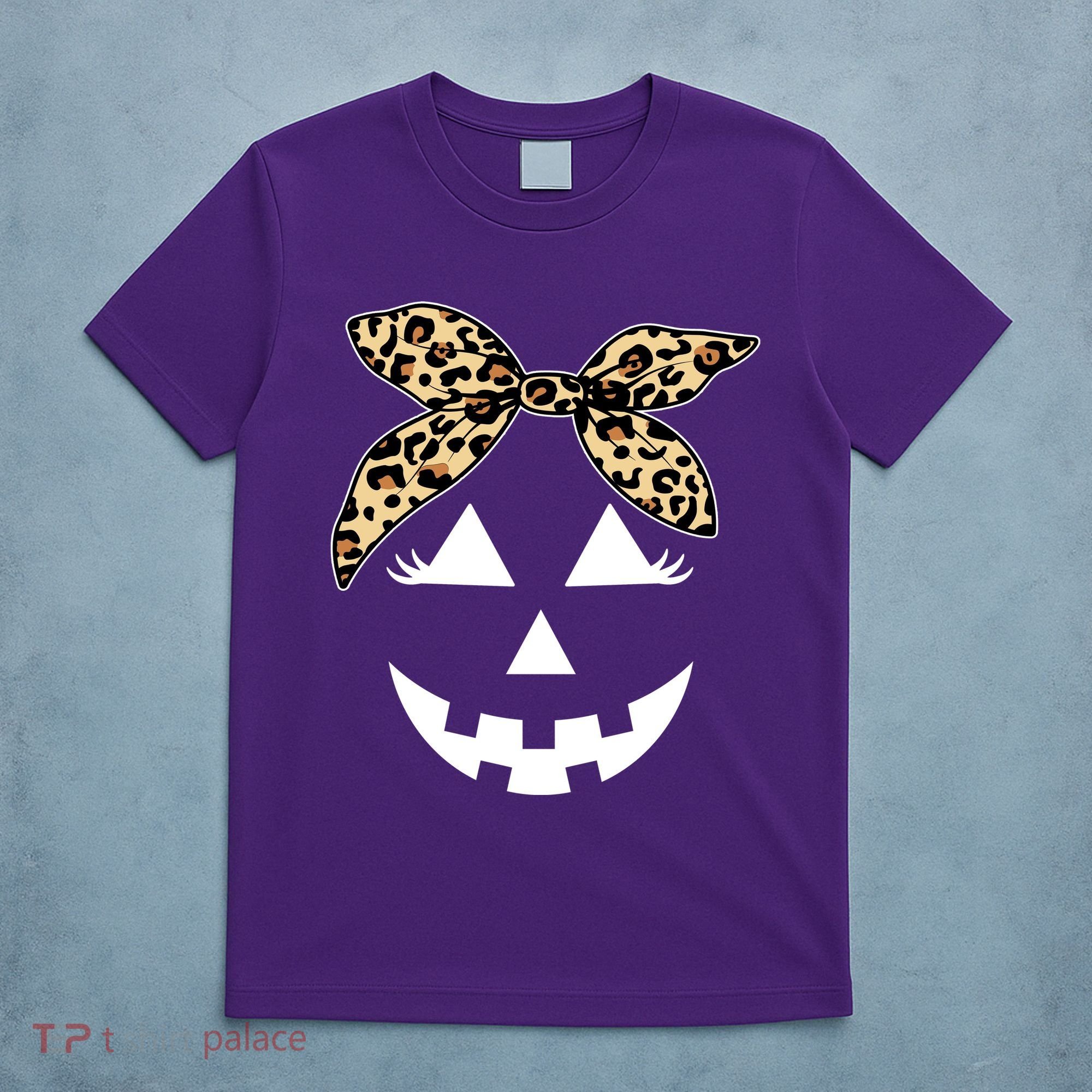 Cheetah Pumpkin Cute Halloween T-Shirt