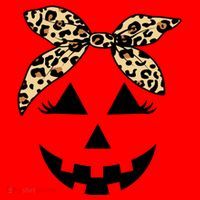 Cheetah Pumpkin Cute Halloween Santa Hat thumb 1
