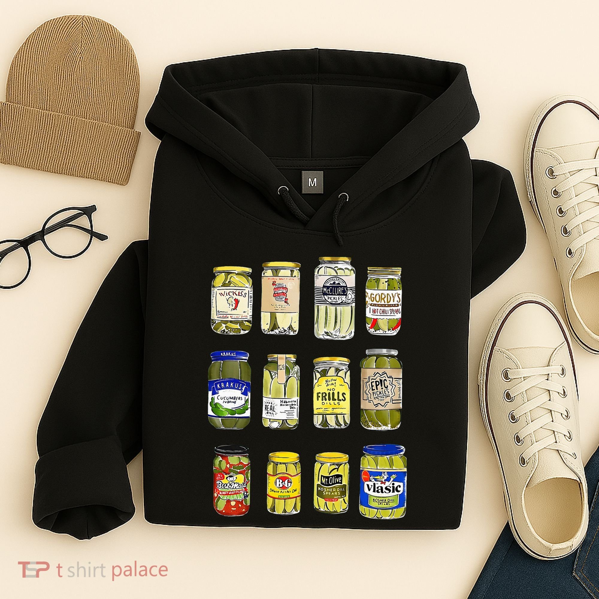Canned Pickles Canning Season Pickle Jar Lovers Hoodie