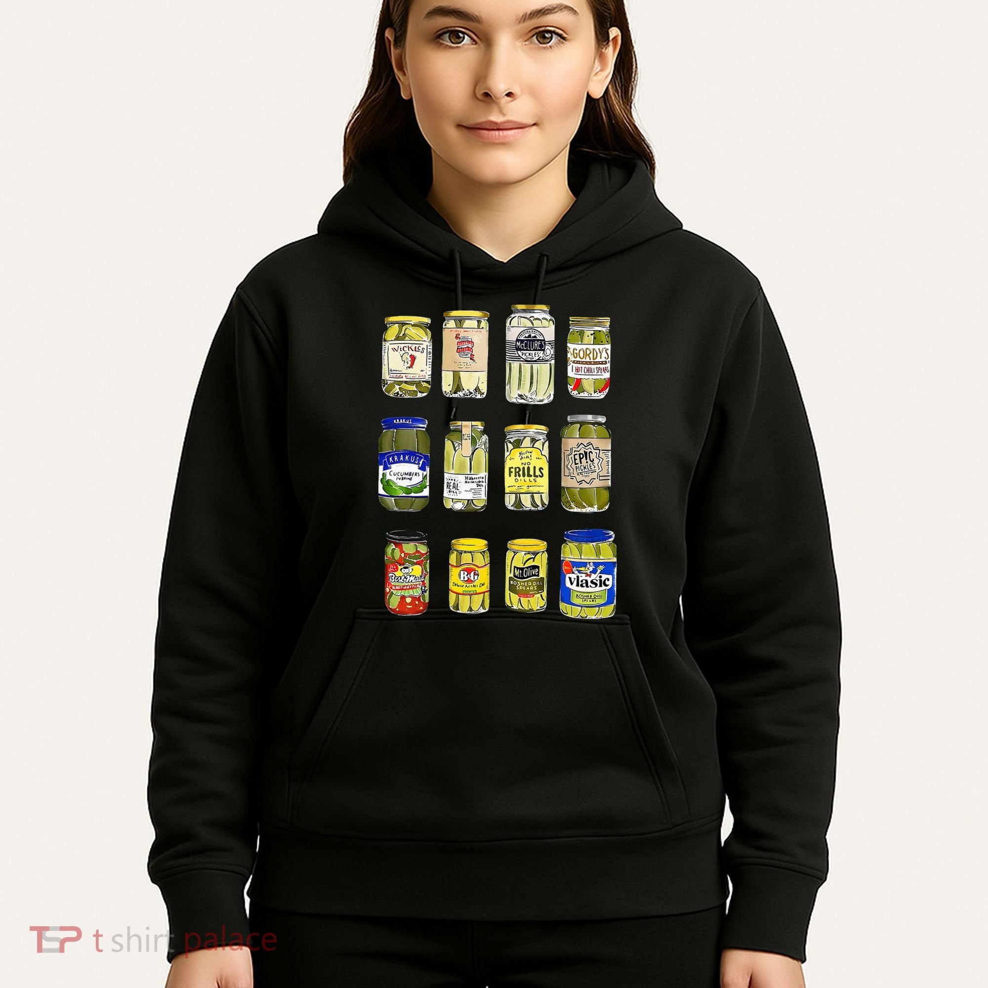 Canned Pickles Canning Season Pickle Jar Lovers Hoodie