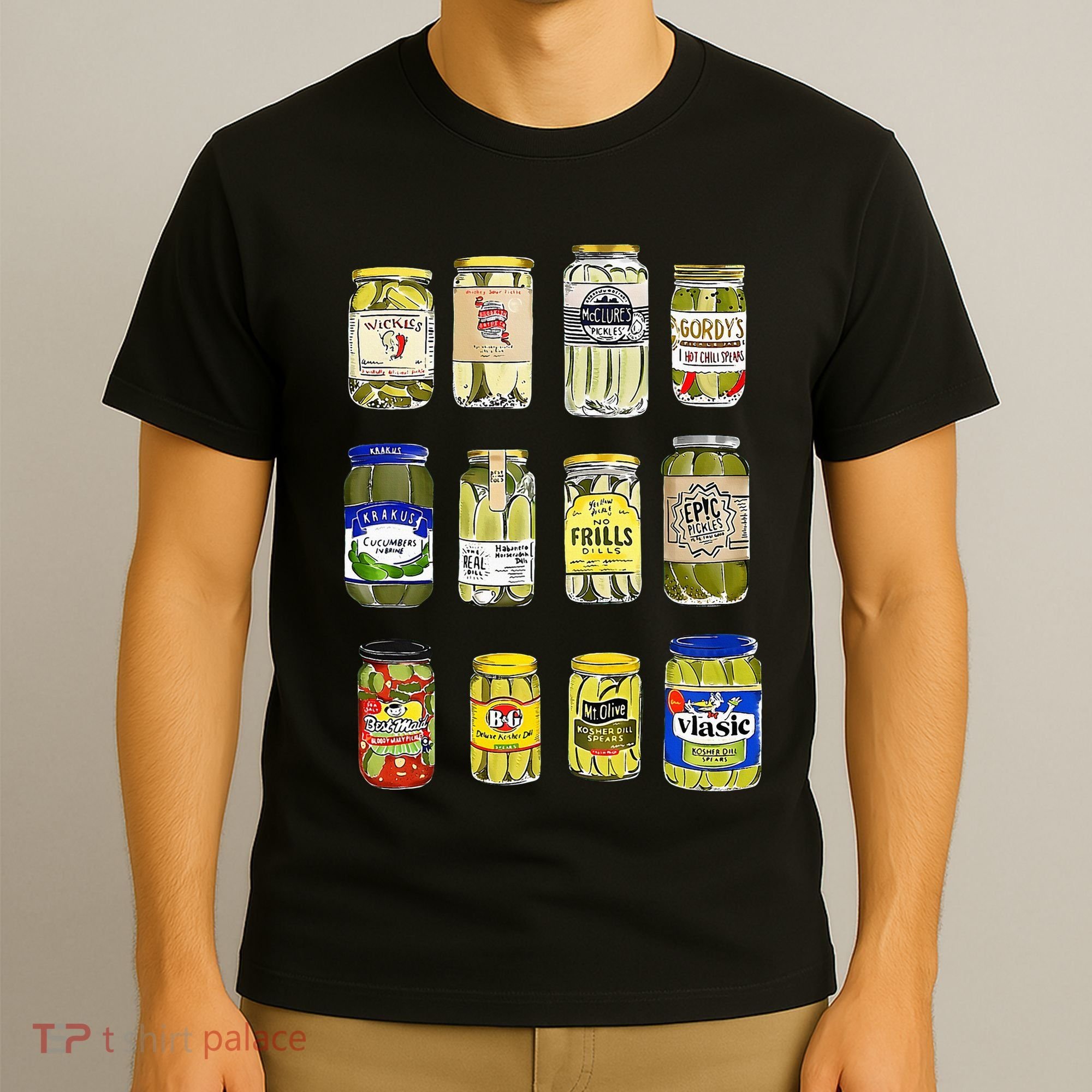 Canned Pickles Canning Season Pickle Jar Lovers T-Shirt