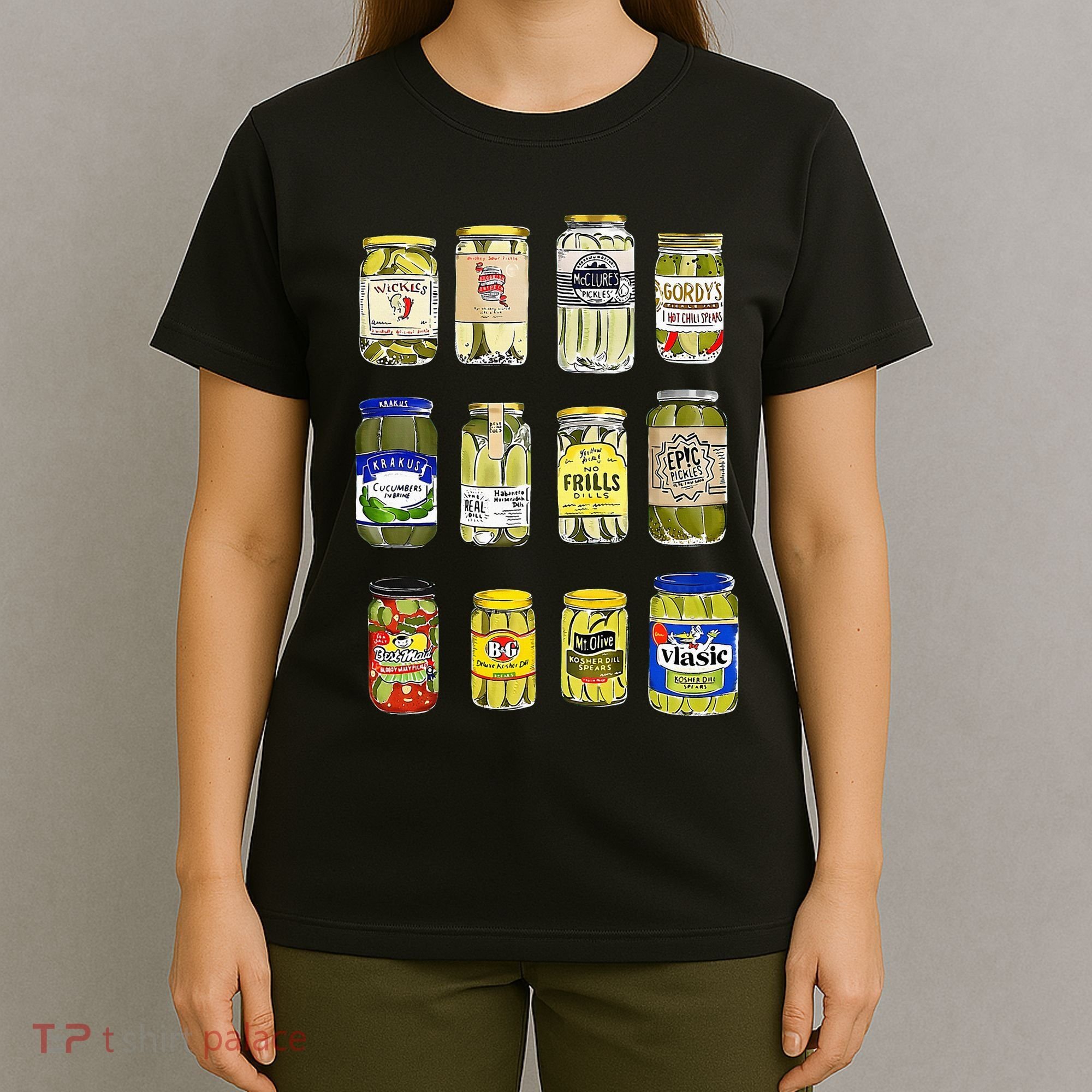 Canned Pickles Canning Season Pickle Jar Lovers T-Shirt