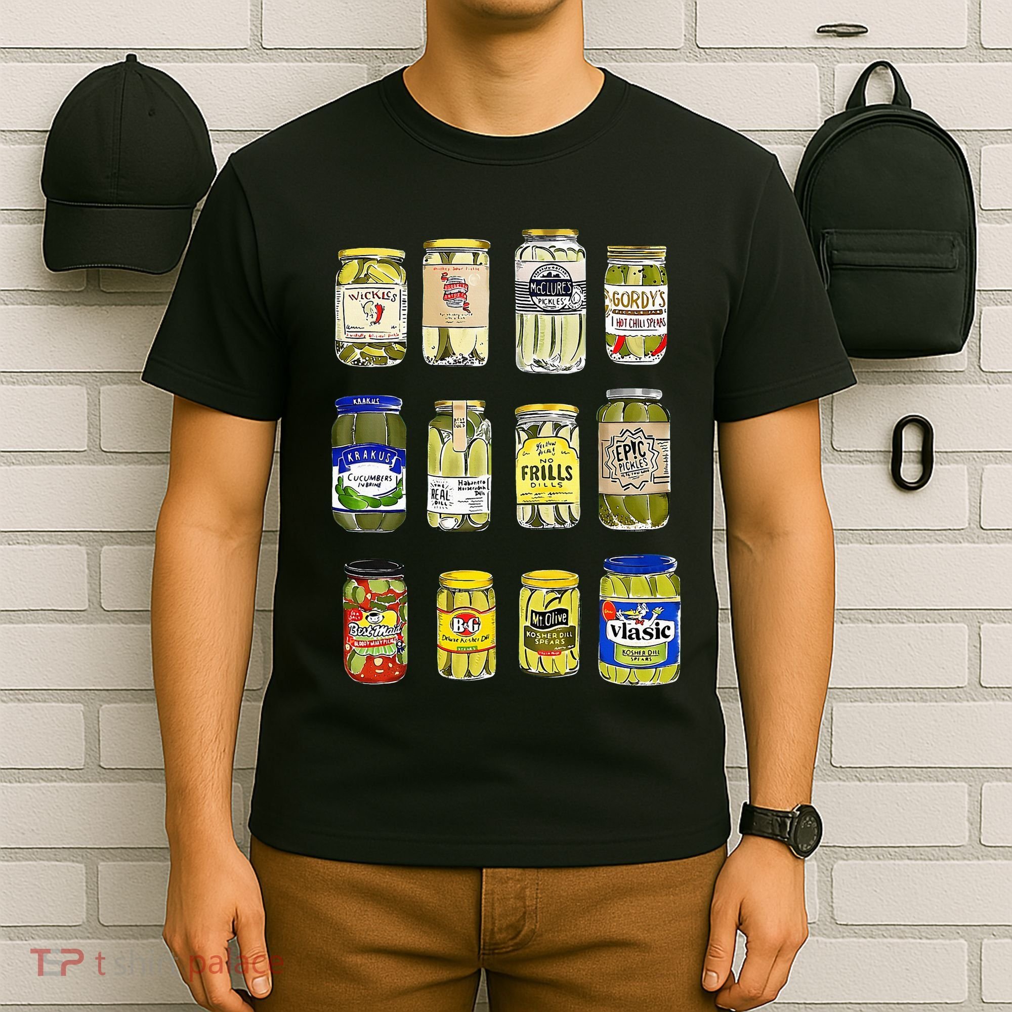 Canned Pickles Canning Season Pickle Jar Lovers T-Shirt