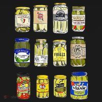 Canned Pickles Canning Season Pickle Jar Lovers Mousepad thumb 1