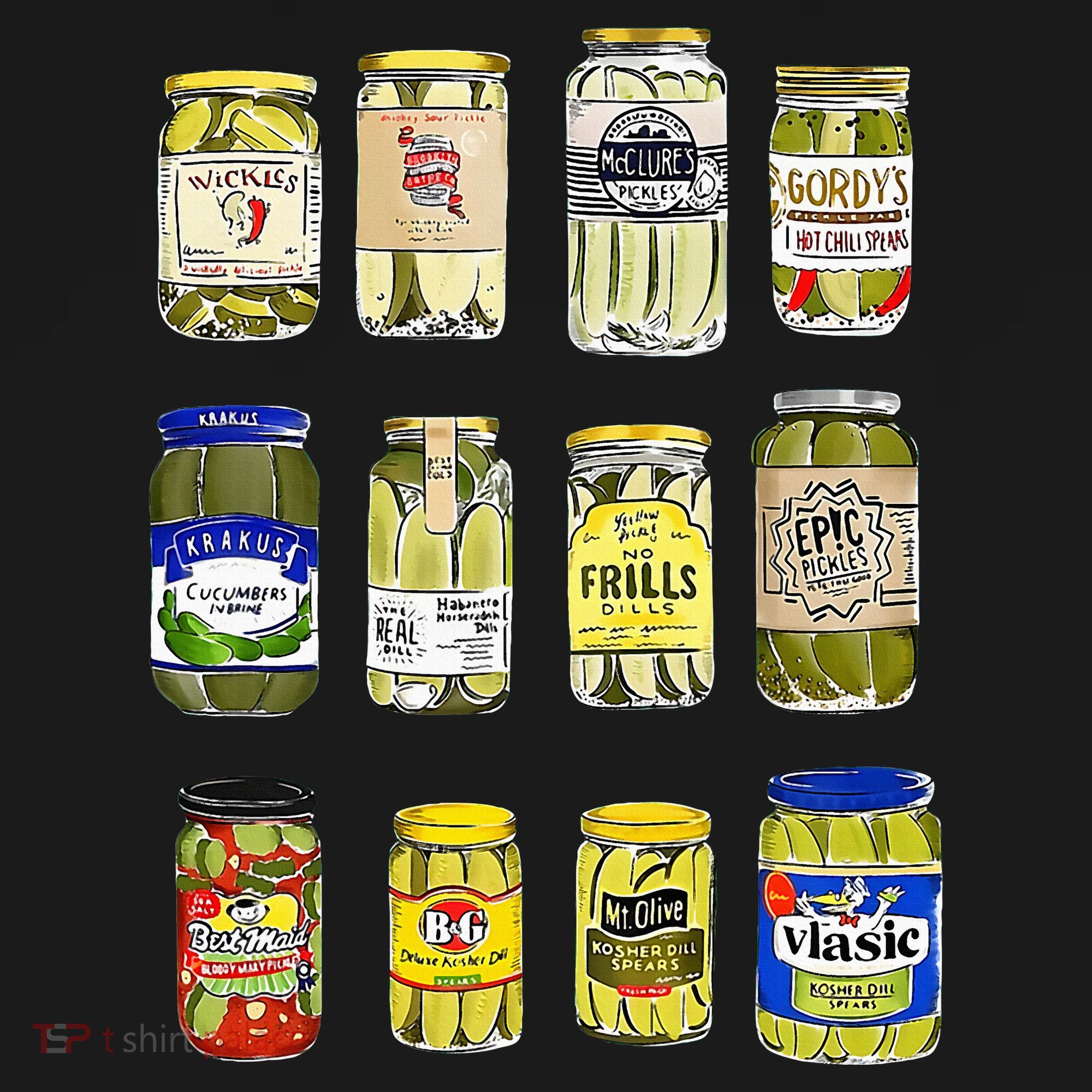 Canned Pickles Canning Season Pickle Jar Lovers Mousepad