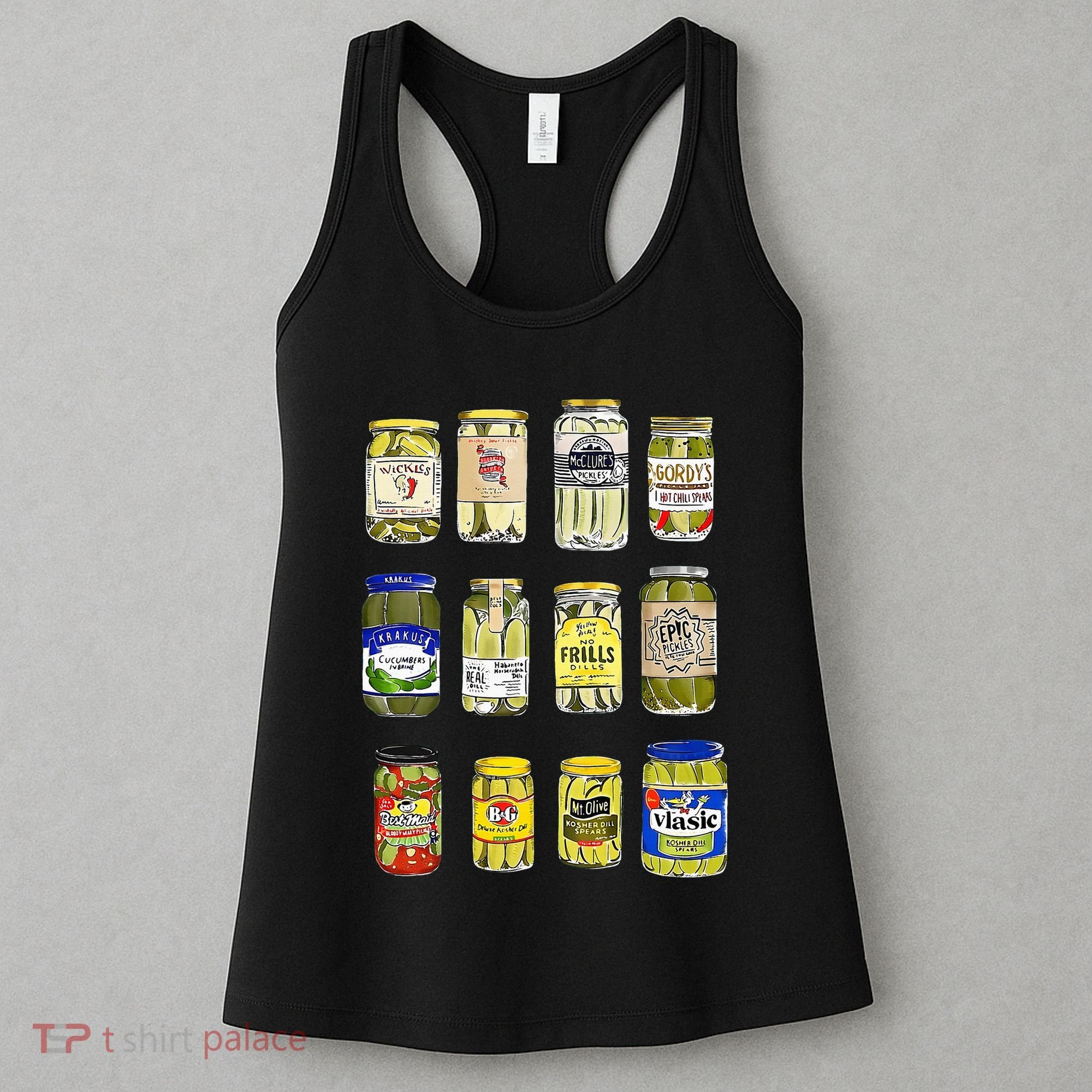 Canned Pickles Canning Season Pickle Jar Lovers Women's Tank Top