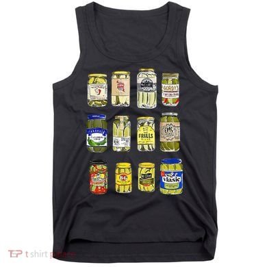 Canned Pickles Canning Season Pickle Jar Lovers Tank Top