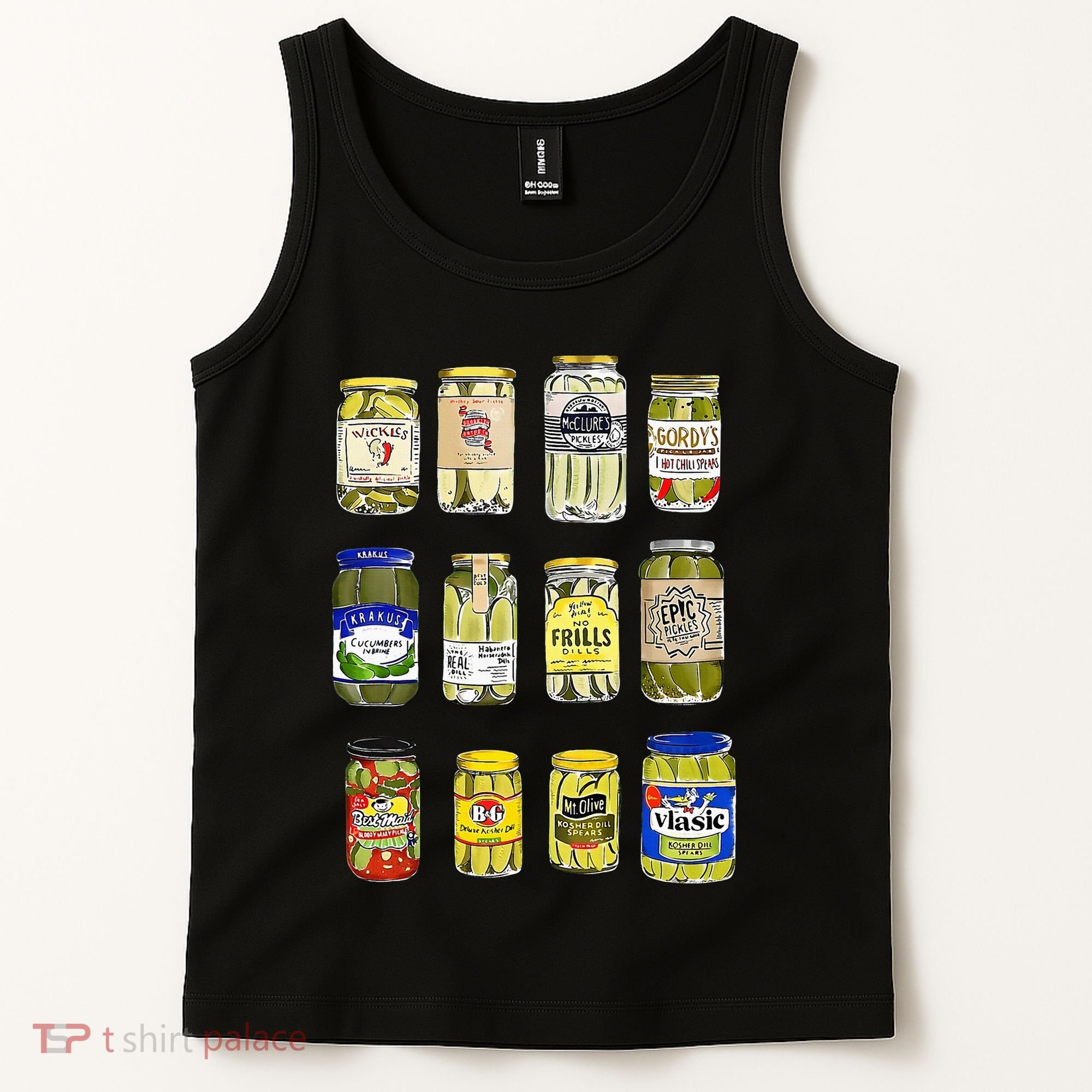 Canned Pickles Canning Season Pickle Jar Lovers Tank Top