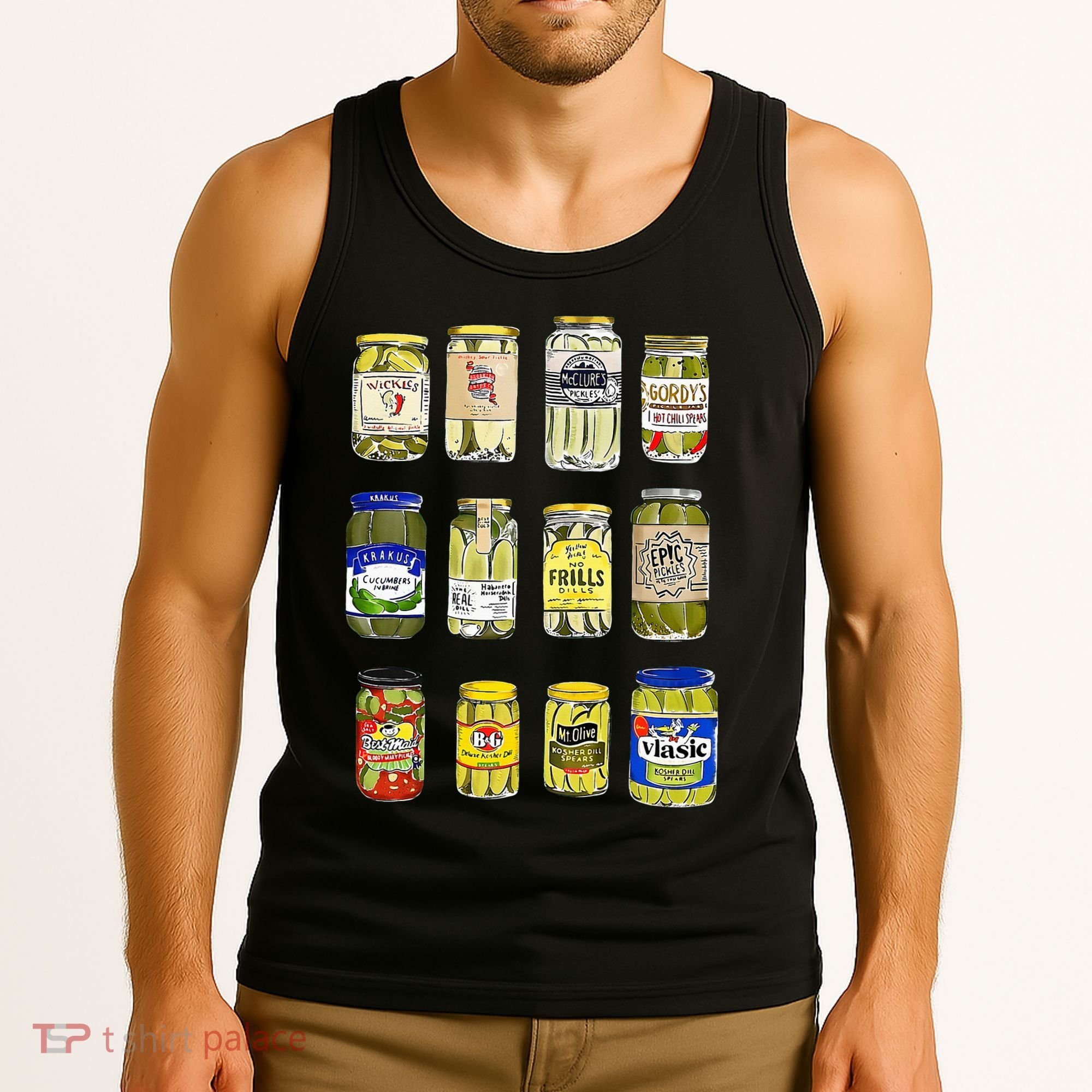 Canned Pickles Canning Season Pickle Jar Lovers Tank Top