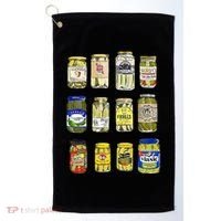 Canned Pickles Canning Season Pickle Jar Lovers Golf Towel thumb 0